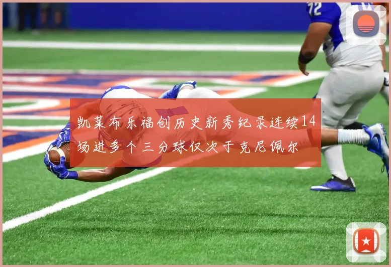 凯莱布乐福创历史新秀纪录连续14场进多个三分球仅次于克尼佩尔